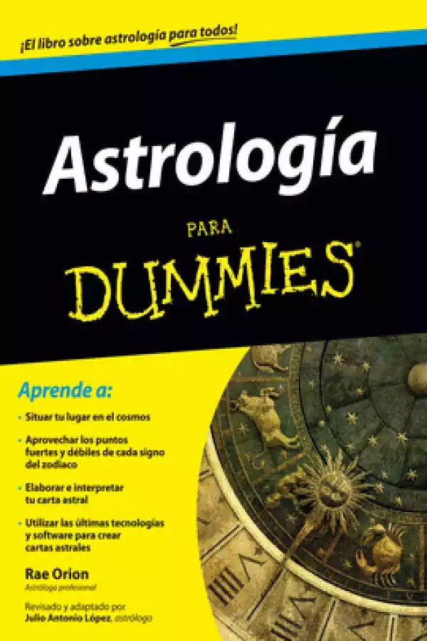 Astrología para dummies Espacio Anam Cara